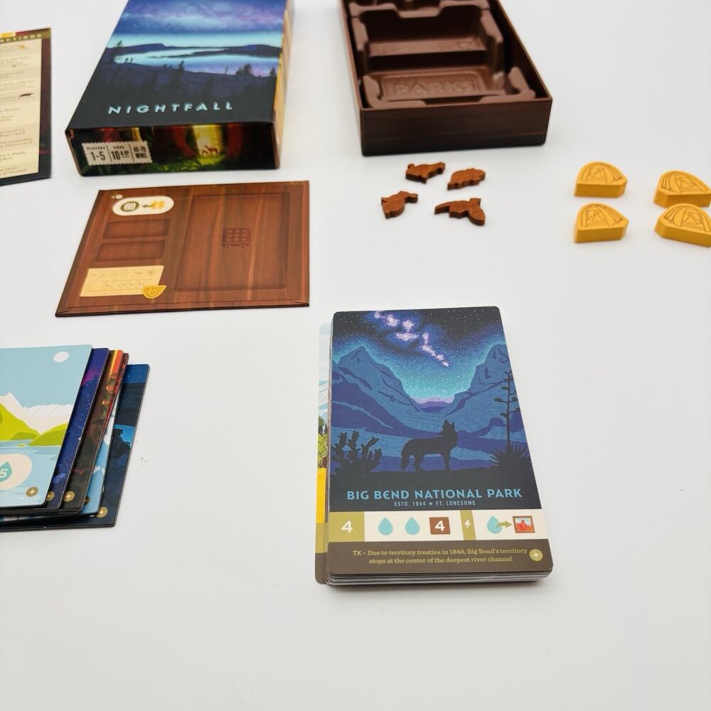 Parks Nightfall - Board Game Expansion Keymaster Games CIB Complete RARE - Picture 9 of 16